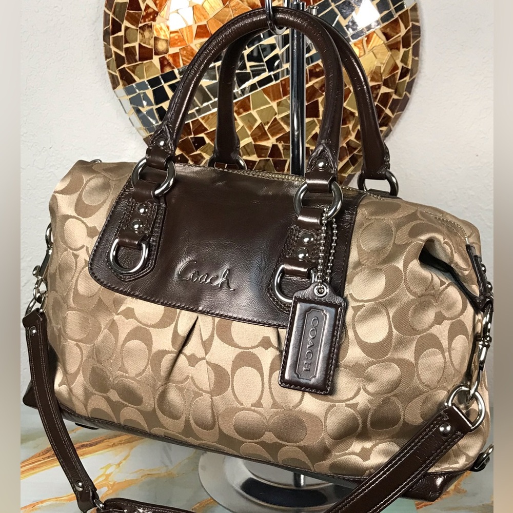 COACH 2010 Ashley Signature Sateen Satchel Bag 😍🔥 - Picture 5 of 17